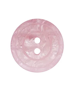 POLYESTER BUTTON ROUND SHAPE WITH SHINY SURFACE, PEARL EFFECT AND 2 HOLES - SIZE: 18MM - COLOR: ROSA - ART.NO.: 318845