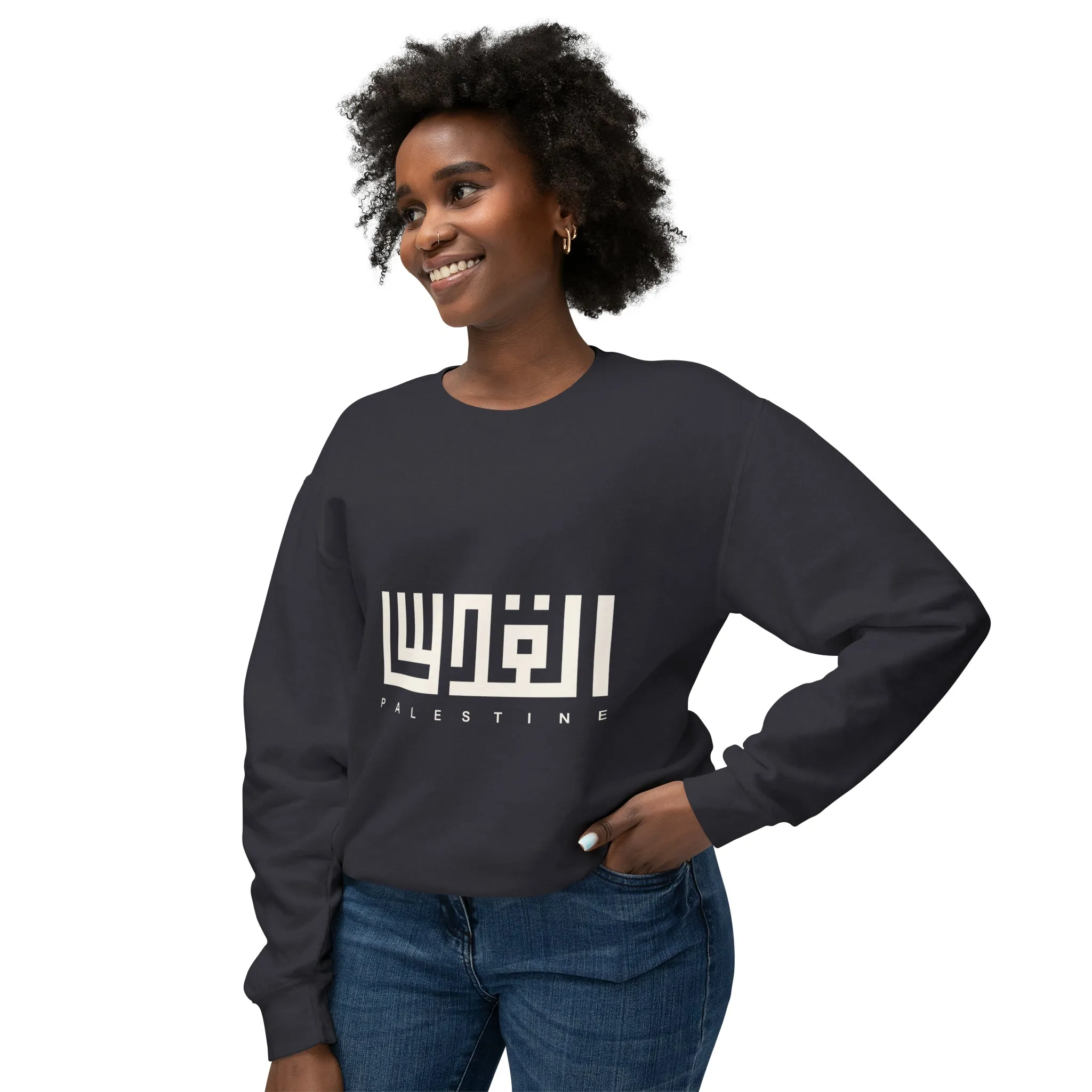 Relaxed Fit Lightweight Crewneck Sweatshirt