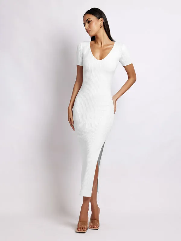 Slay Every Occasion with Our Flattering Bodycon Midi Dress