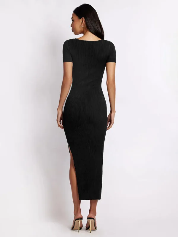 Slay Every Occasion with Our Flattering Bodycon Midi Dress