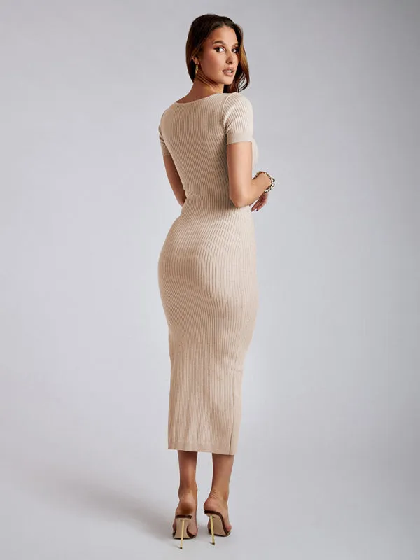 Slay Every Occasion with Our Flattering Bodycon Midi Dress