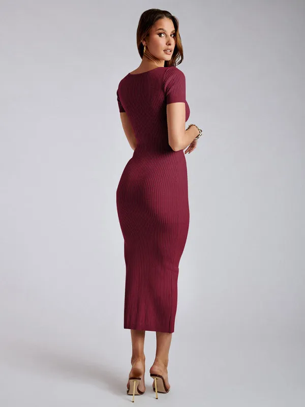 Slay Every Occasion with Our Flattering Bodycon Midi Dress