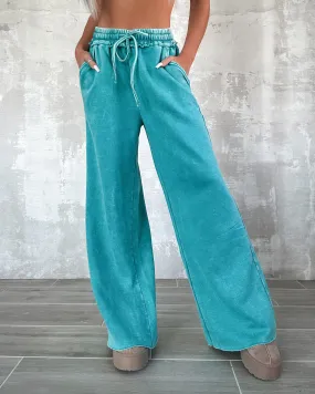 Soft Serenity Lounge Pants - Teal