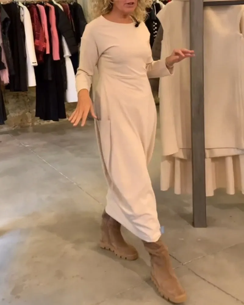 TastyHottie - Versatile round neck dress