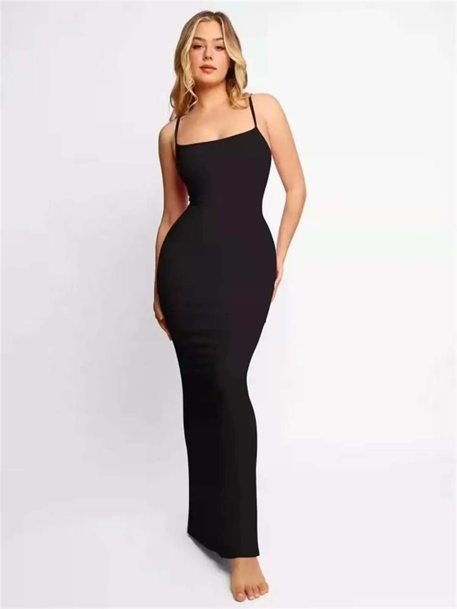 Trendy Women's Versatile Solid Color Dresses - High Waist, Stylish & Comfortable