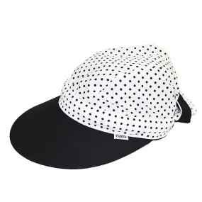 Twisty Cap || Black-Polka Dots