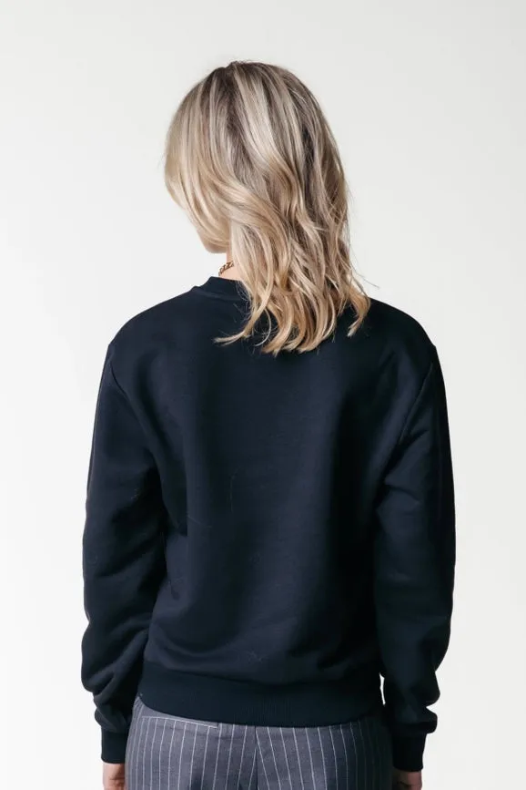 Uni Label Sweat | Black