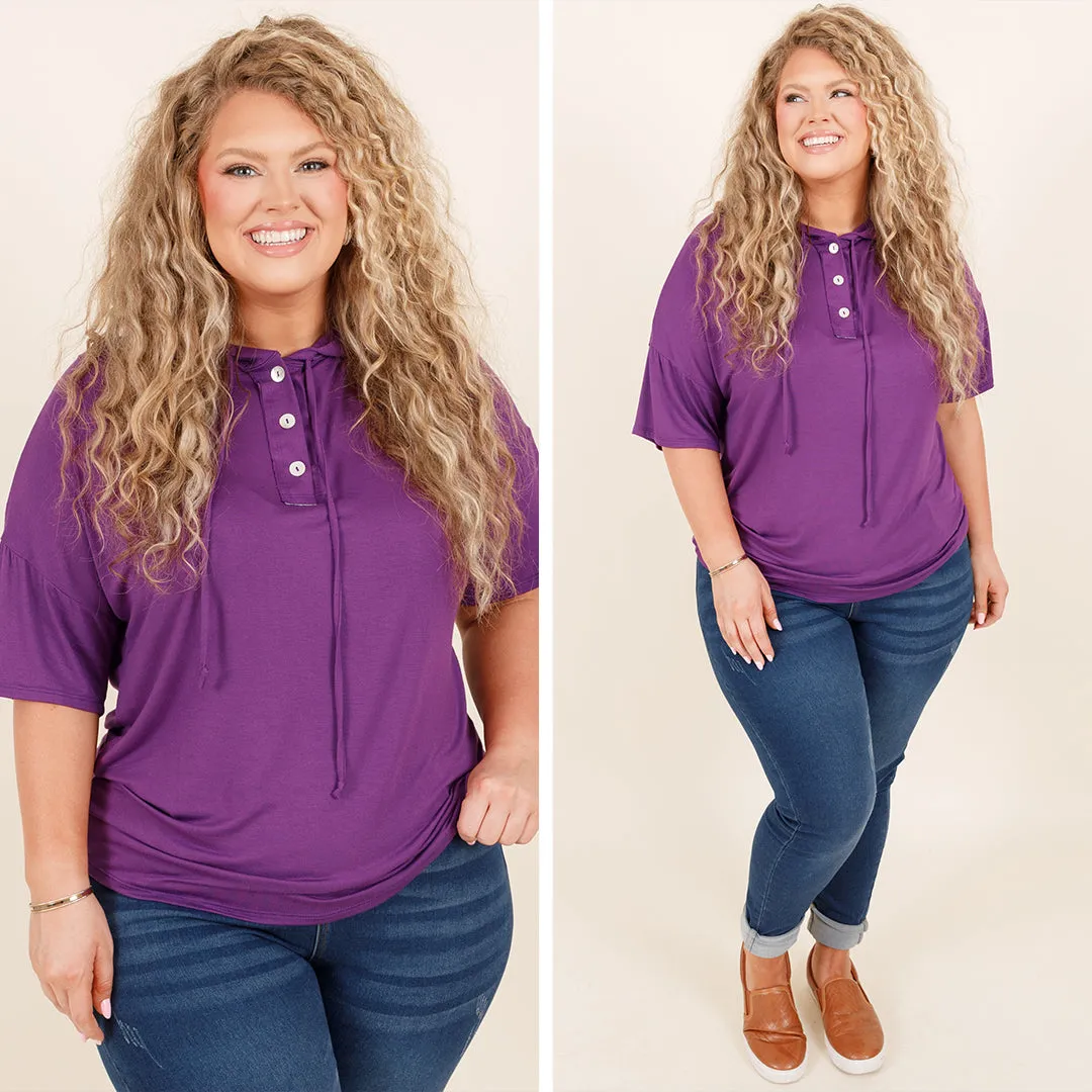 Versatile Vibe Top, Eggplant