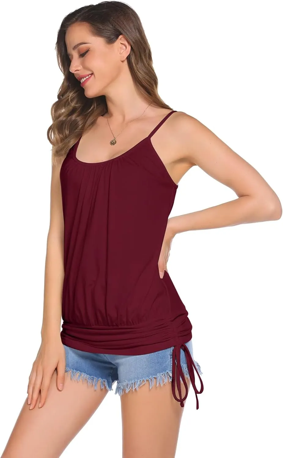 Zeagoo Tank Top Women's Summer Tops Spaghetti Tops (DE Only)