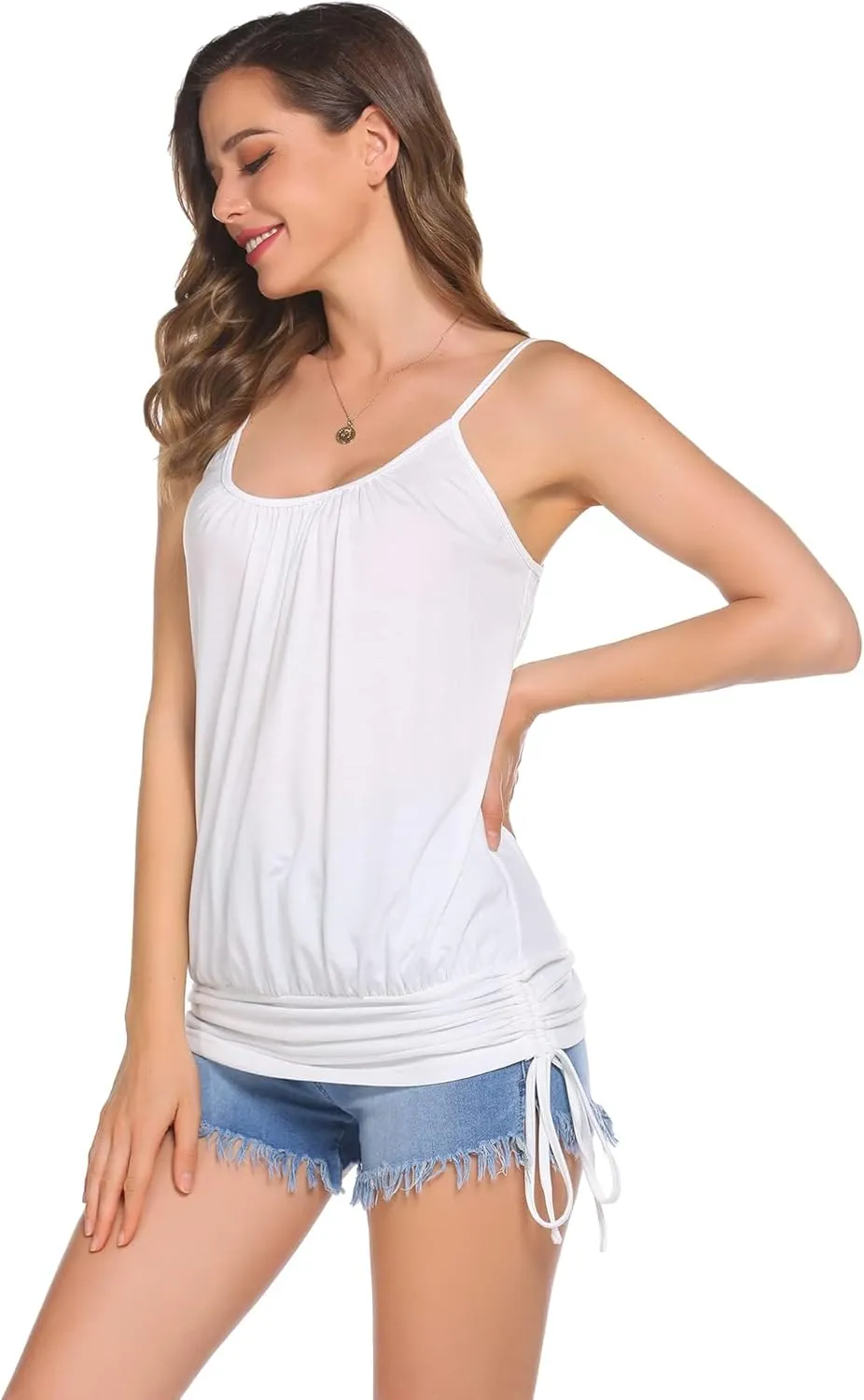 Zeagoo Tank Top Women's Summer Tops Spaghetti Tops (DE Only)