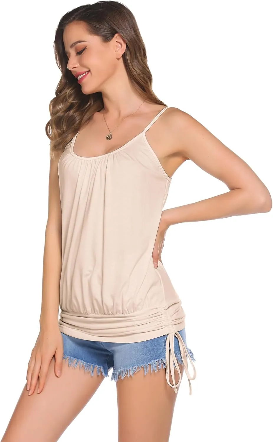 Zeagoo Tank Top Women's Summer Tops Spaghetti Tops (DE Only)