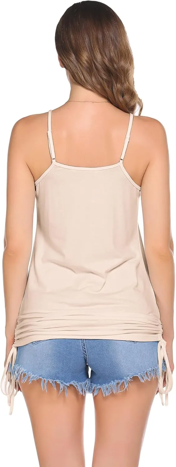 Zeagoo Tank Top Women's Summer Tops Spaghetti Tops (DE Only)