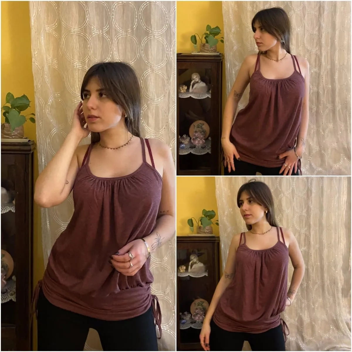 Zeagoo Tank Top Women's Summer Tops Spaghetti Tops (DE Only)