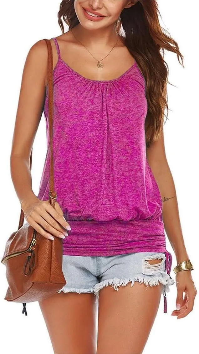 Zeagoo Tank Top Women's Summer Tops Spaghetti Tops (DE Only)